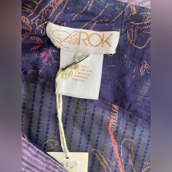 LaRok Dress Women Size Small Multicolored Tunic 3/4 Sleeves NWT - Picture 10 of 12